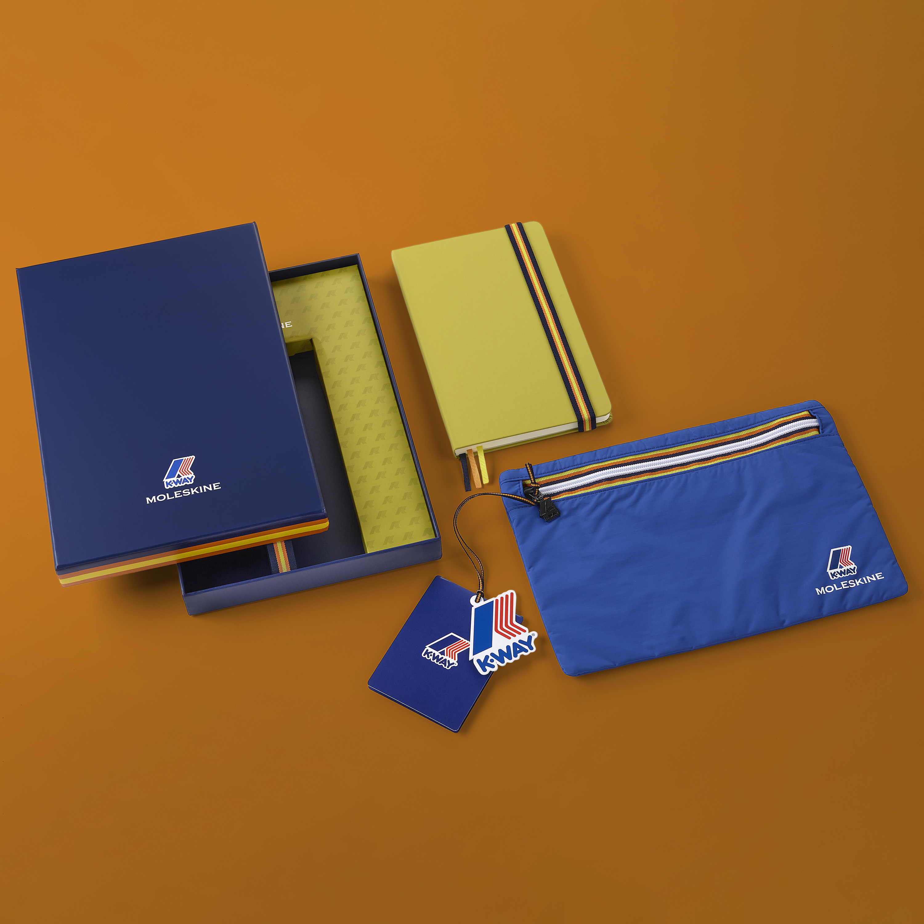 Caja de regalo Moleskine x K-Way Cuaderno y bolsa